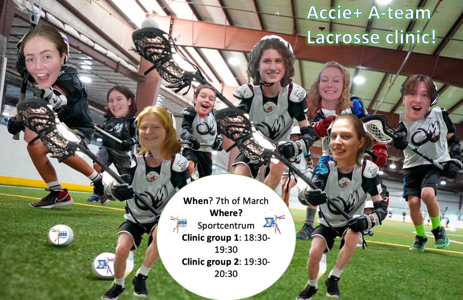 Accie/A-team: Lacrosse clinic