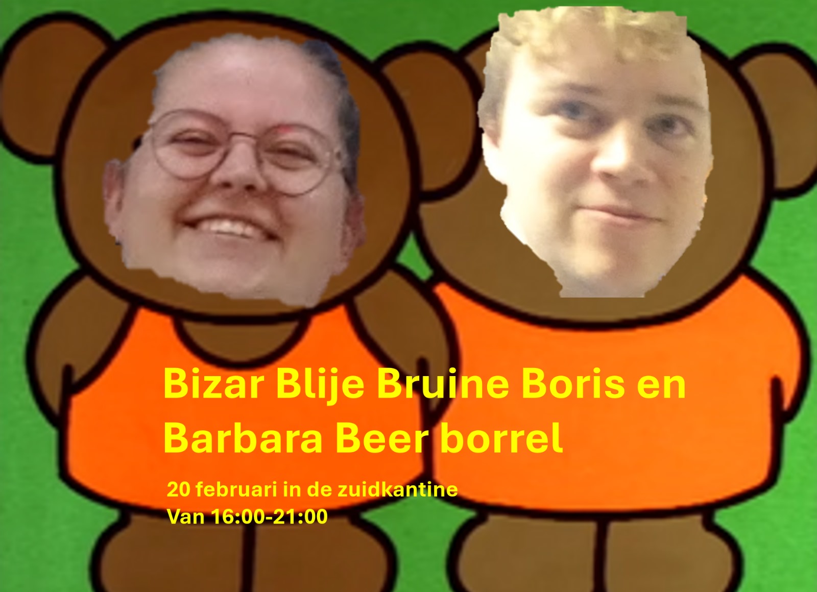 Bizar Blije Bruine Boris en Barbara Beer Borrel