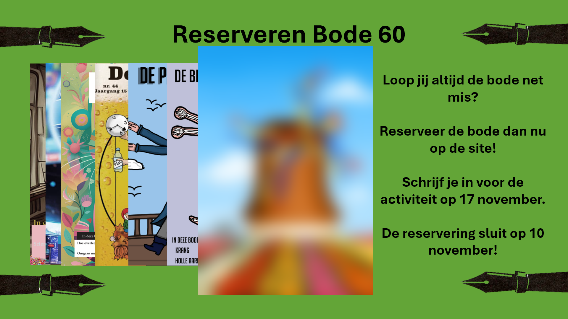Reserveren Bode 60