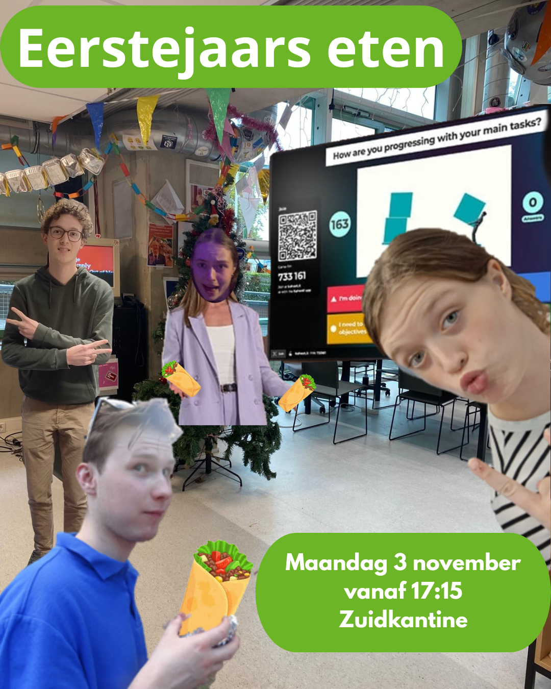 Eerstejaars eten