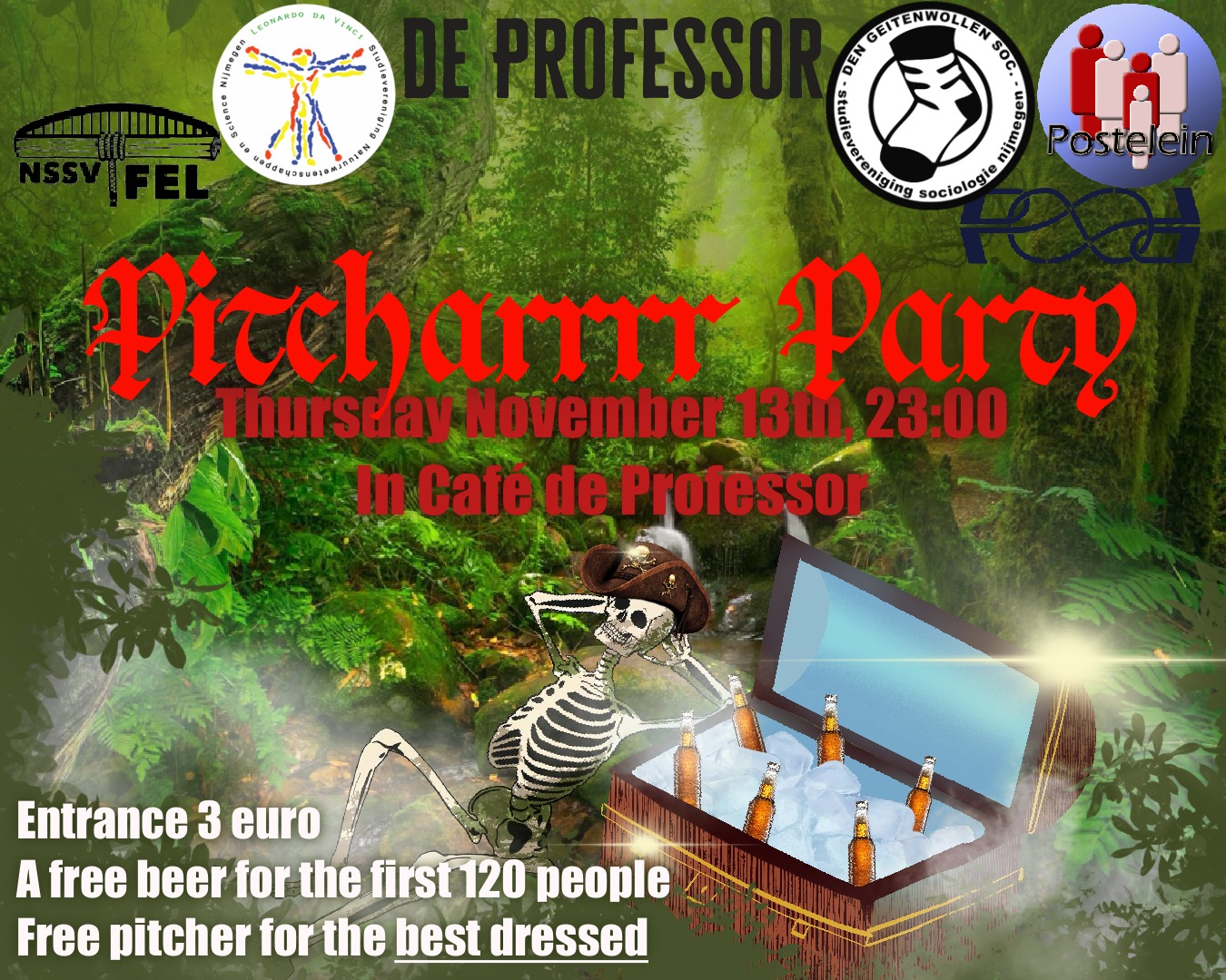 Pitcharrrr Party, Pirates of the Professor