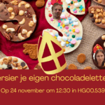 Versier je eigen chocoladeletter!