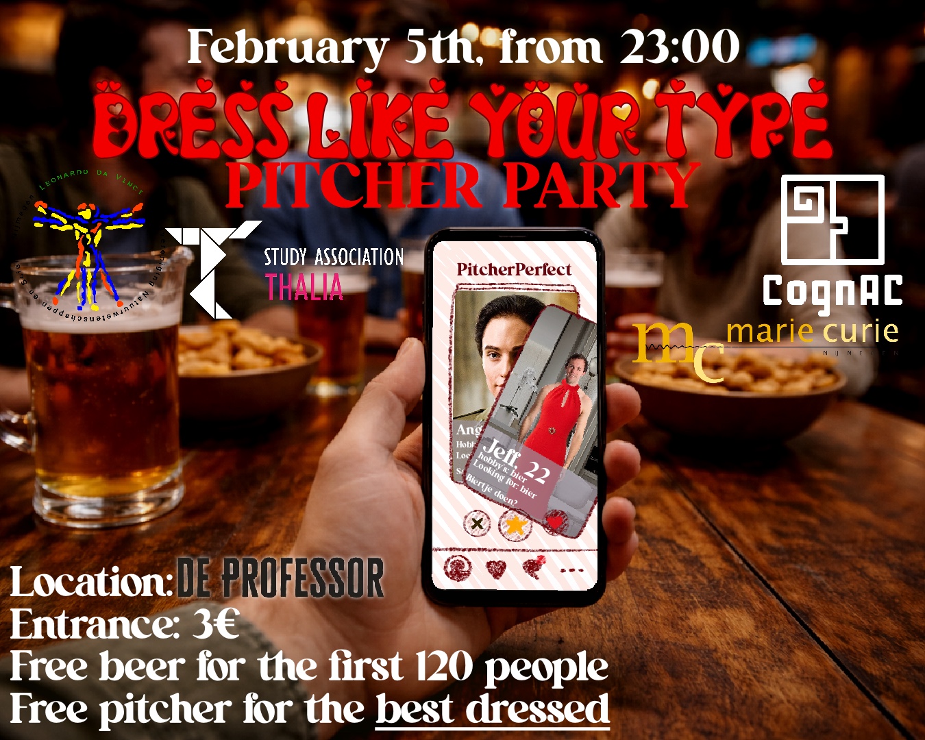 DRESS LIKE YOUR TYPE – PITCHER PARTY