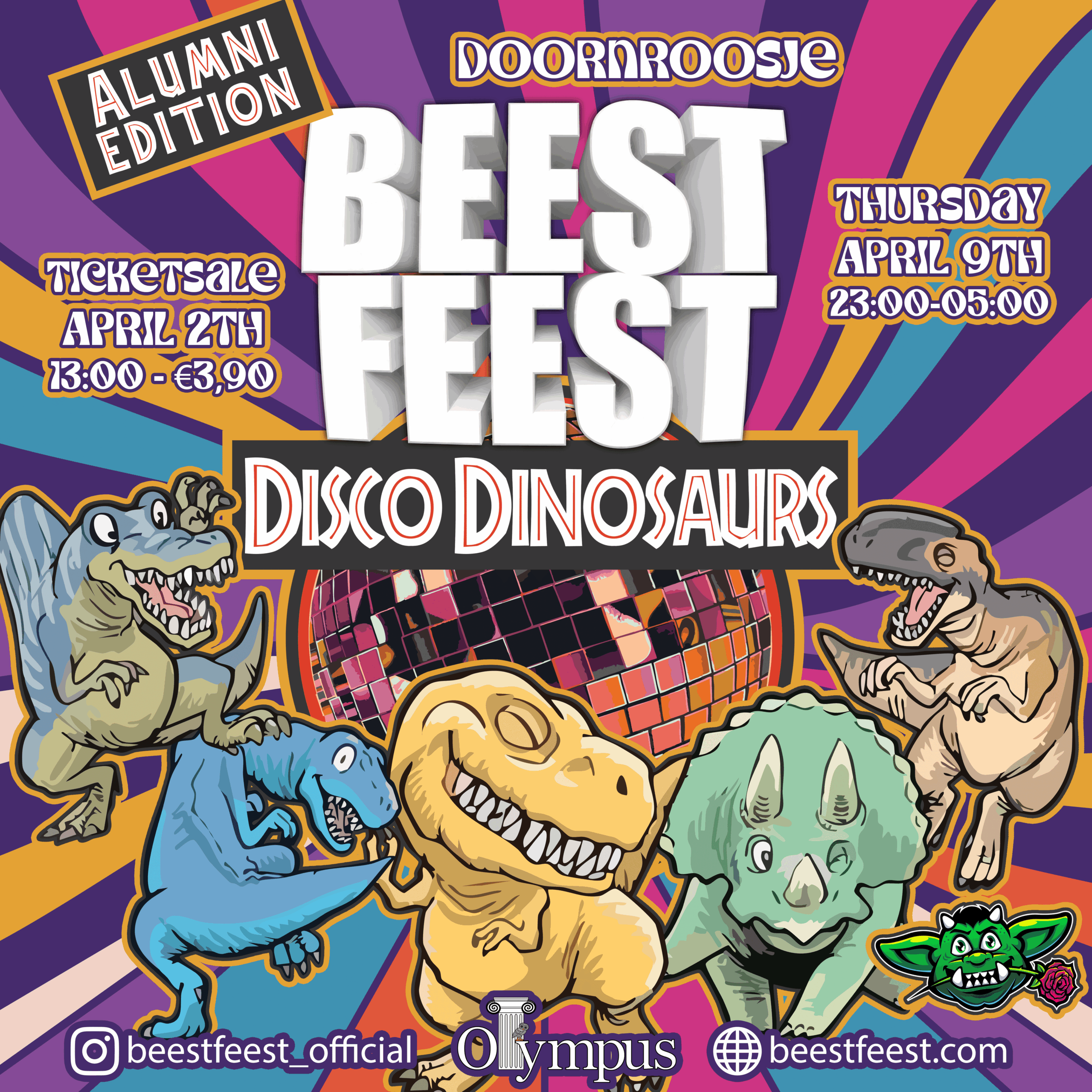 Beestfeest: Disco dinosaurs