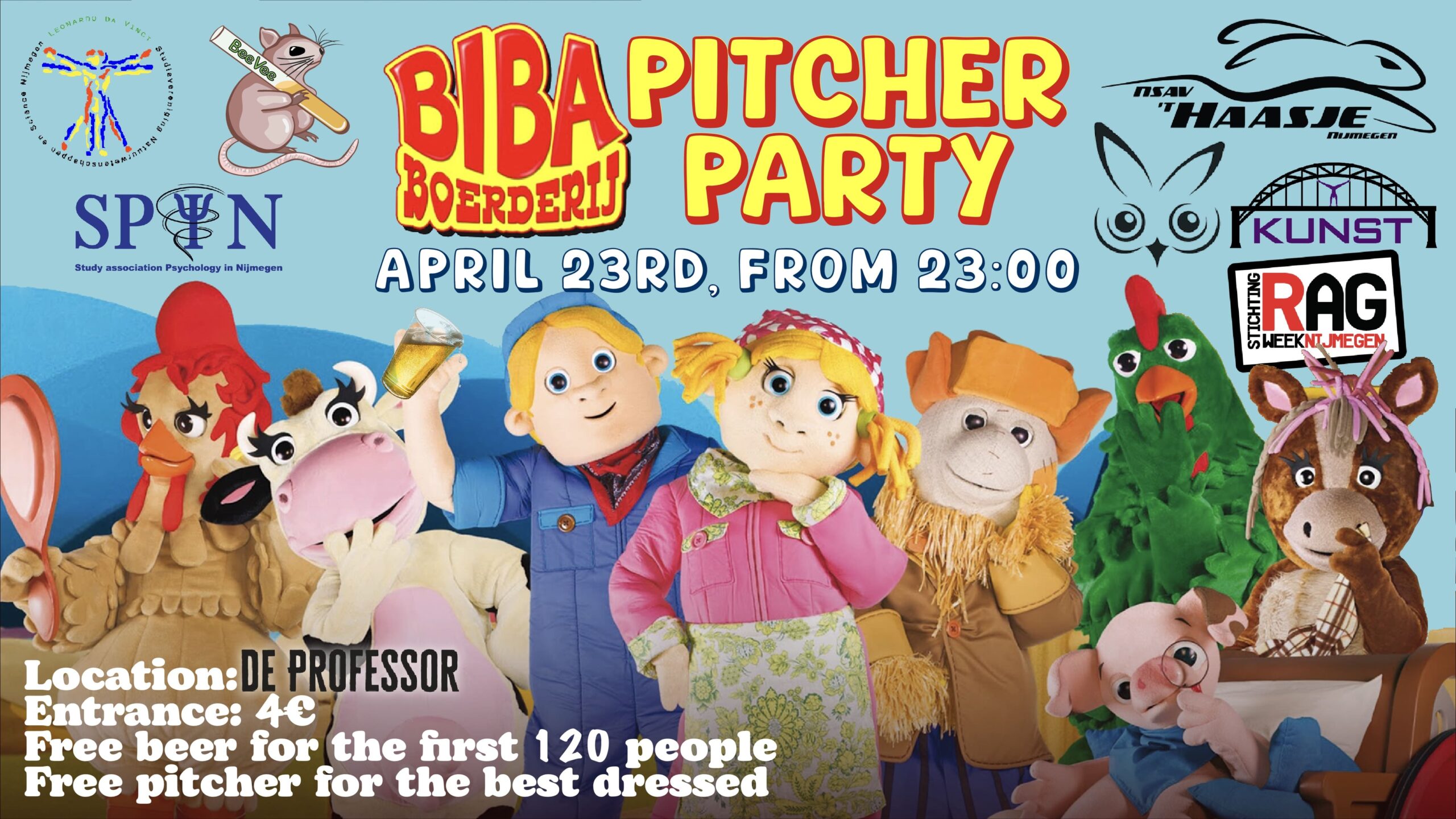 Bi ba boerderij PitcherParty