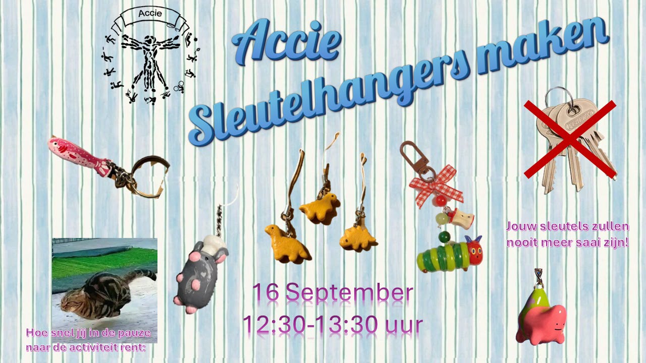 Accie sleutelhangers maken